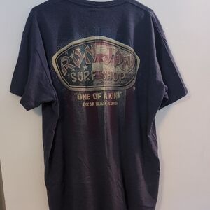 Ron Jon Surf Shop Men's Navy Patriotic T-Shirt, Short Sleeves